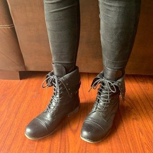 Black Combat Boots